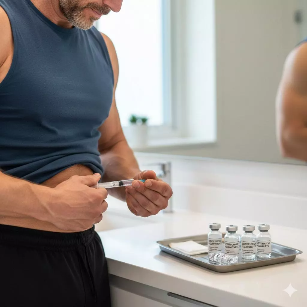 Testosteron-Ersatztherpie nahe Köln mit verestertem Testosteron Verestertes Testosteron für die Testosteron-Ersatztherapie nahe Köln