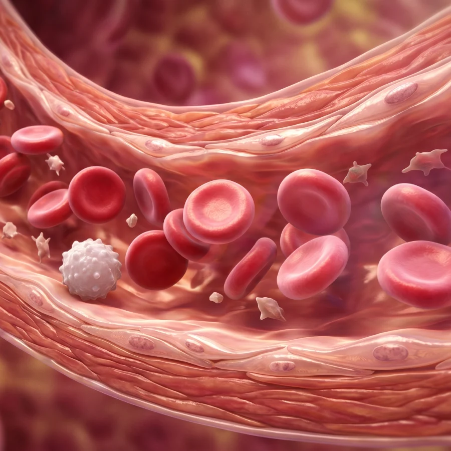 long-covid-blutgefaesse Long Covid schädigt die Endothel, Testosterin hilft bei der Generierung.